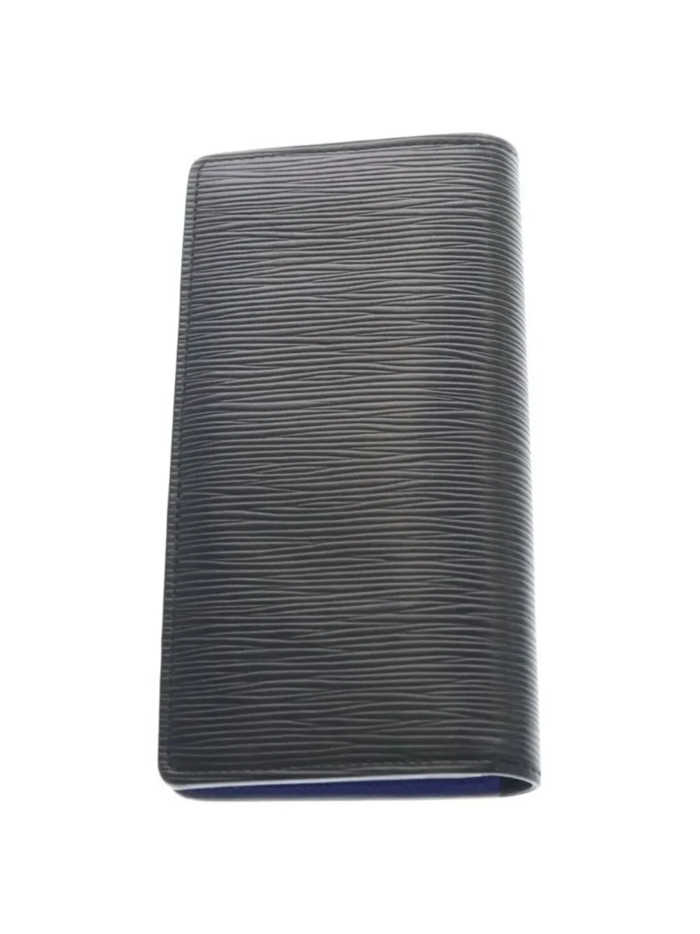 Louis Vuitton Epi Monogram Eclipse Portefeuille Brazza Wallet Card Case Black